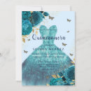 Search for teal and gold quinceanera invitations Green
