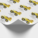 Search for dump truck wrapping paper Birthday party