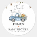 Search for pumpkin baby shower thank you stickers Autumn