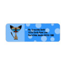 Search for siamese return address labels Kitty