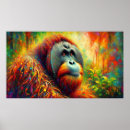Search for orangutan art Pongo pygmaeus