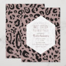 Search for pink leopard spots invitations Chic
