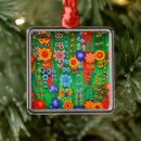 Search for hippy christmas tree decorations Psychedelic