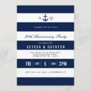 Search for nautical anniversary invitations Party