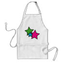 Search for colourful stars aprons For her