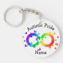 Search for infinity symbol key rings Autism awareness