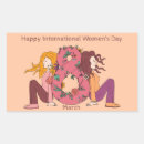 Search for happy womens day stickers March