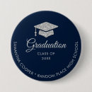 Search for blue graduation badges College