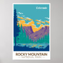 Search for vintage colorado posters Rocky mountain national park
