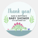 Search for blue dino stickers Baby shower