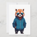 Search for red panda invitations Modern