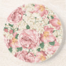 Search for vintage floral coasters Botanical