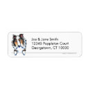 Search for sheltie return address labels Cute