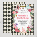 Search for rabbit birthday invitations Mad hatter