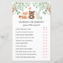 Search for woodland games Girl baby shower