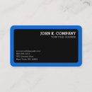 Search for blue border business cards Modern