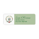 Search for monogram o return address labels Initial