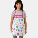 Search for modern floral pattern aprons Colourful