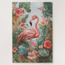 Search for tropical birds puzzles Flowers