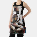 Search for music designs aprons For her