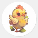 Search for cute chickens stickers Bird