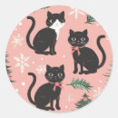 Search for christmas cat stickers Cute
