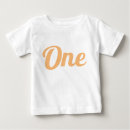 Search for orange baby shirts One year old
