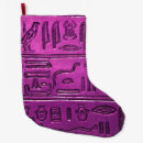 Search for letters christmas stockings Purple