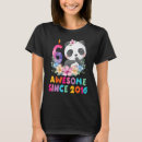 Search for panda birthday tshirts Years