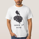 Search for peace of mind tshirts Brain
