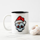 Search for cartoon skull mugs Santa claus