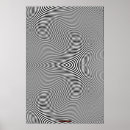 Search for black and white optical illusion art Abstract