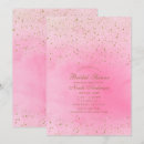 Search for rose gold glitter bridal shower invitations Party