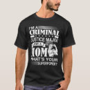 Search for criminal justice tshirts Major