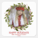 Search for holly leaves stickers Red