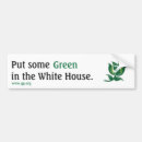 Search for third parties bumper stickers Green