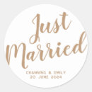 Search for honeymooner stickers Newlywed