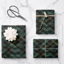 Search for dark christmas wrapping paper Tartan plaid