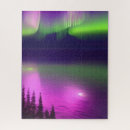 Search for aurora borealis puzzles Nature