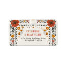 Search for antique return address labels Flowers
