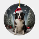 Search for border collie christmas tree decorations Puppy