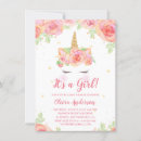 Search for magical baby girl shower invitations Whimsical