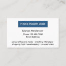 Search for senior care business cards Home health