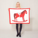 Search for red white christmas blankets Animals