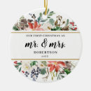 Search for red and white christmas tree decorations Holiday greenery
