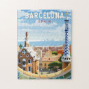 Search for spain puzzles Retro vintage travel