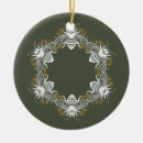 Search for olive christmas tree decorations Green