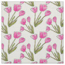 Search for tulips fabric Green leaves