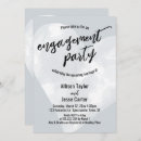 Search for grey engagement party invitations Typography