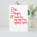 Search for woman christmas cards Santa